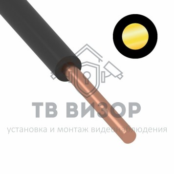 Кабель
 Провод ПуВ (ПВ-1) 1,5 мм², 500м., черный (01-8603-5)-0