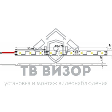 LED лента силикон, 10мм, IP65, SMD 5050, 60 LED/m, 12V, белая (141-495) 
 LED лента силикон, 10мм, IP65, SMD 5050, 60 LED/m, 12V, белая (141-495)-1
