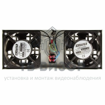 Модуль вентиляторный
 Модуль вентиляторный потолочный с 2-мя вентиляторами, без термостата, для настенных шкафов (04-2606)-0