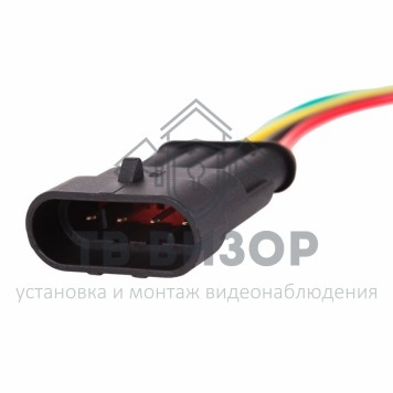 DJ7031-1.5-11 Автомобильный разъем штекер с проводом 20см (3-х контактный) (16-0303-9) 
 DJ7031-1.5-11 Автомобильный разъем штекер с проводом 20см (3-х контактный) (16-0303-9)-0