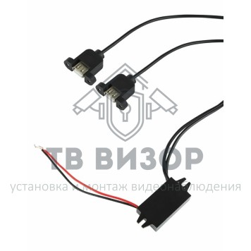 Адаптер DC 12V -  2 x USB-A 5V 3A REXANT (16-0602) 
 Адаптер DC 12V -  2 x USB-A 5V 3A REXANT (16-0602)-0