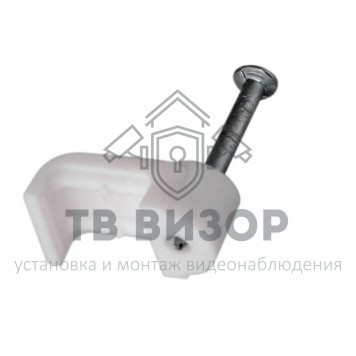 Крепеж кабеля
 Крепеж кабеля плоский 10 х 3 мм, белый (упак. 50 шт) REXANT (07-4209)-0