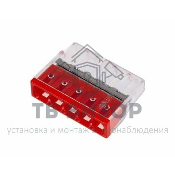 Клемма
 Компактная универсальная 5-проводная клемма REXANT (0,75-2,5 мм²) 50 шт. (07-3205)-0