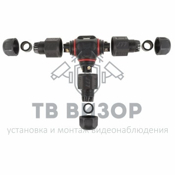 Кабельный ввод
 Соединитель кабельный (Т-образный) IP67 3pin (07-5909-8)-3