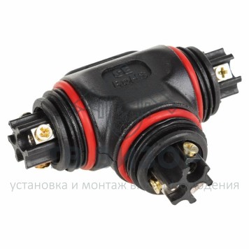 Кабельный ввод
 Соединитель кабельный (Т-образный) IP67 3pin (07-5909-8)-2
