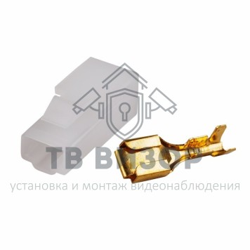 Клемма
 Клемма плоская гнездо 6.3 мм 1-1.5 мм² (РП-м 1.5-(6.3)) + колодка REXANT (08-0981)-2