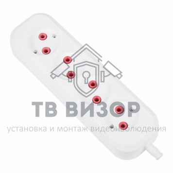 Колодка электрическая
 Колодка 4 гнезда без заземления эконом (11-8714)-0