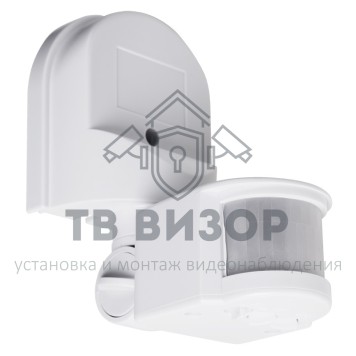 
 Датчик движения настенный ДДС 01, 180°,1200Вт,3-2000Лк, 5-12 м,10-420 сек,IP44 REXANT (11-9205)-0