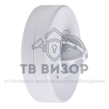 
 Датчик движения потолочный ДДП 02, 120°/360°,1200Вт,3-2000Лк, 3-6 м,10-420 сек REXANT (11-9213)-0