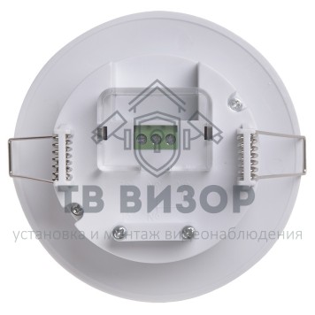 
 Датчик движения точечный  ДДТ 01, 360°,1200Вт,3-2000Лк, 12 м,10-900 сек REXANT (11-9206)-1