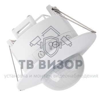 
 Датчик движения точечный  ДДТ 01, 360°,1200Вт,3-2000Лк, 12 м,10-900 сек REXANT (11-9206)-0