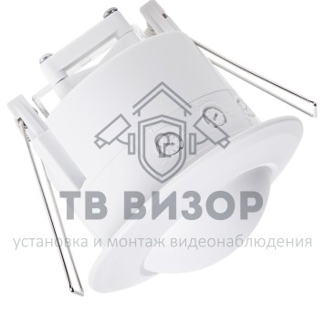 
 Датчик движения точечный микроволновой ДДТМ 01, 360°,1200Вт,3-2000Лк, 1-8 м,10-720 сек REXANT (11-9219)-0