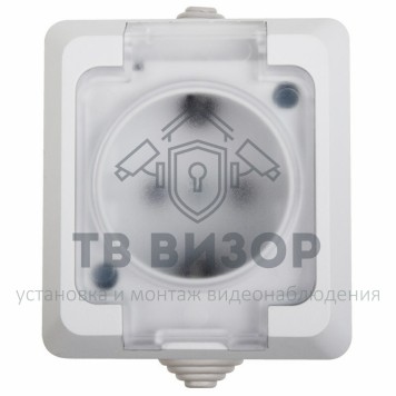 Розетка электрическая
 Розетка штепсельная  влагозащищенная открытой установки, с крышкой, c\з,10 А,IP 44 PROCONNECT (78-0516)-0