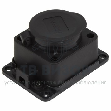 Розетка электрическая
 Розетка штепсельная одноместная  влагозащищенная, с/з, переносная,16А, IP44 PROCONNECT (78-0510)-1