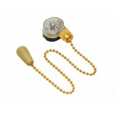 Выключатель
 Выключатель для настенного светильника c деревянным наконечником «Gold» REXANT (32-0106)