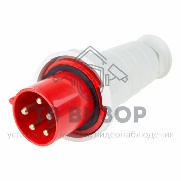 Вилка сетевая
 Вилка 035 переносная 3Р+РЕ+N 63А 380В IP67 REXANT (11-8908)-0