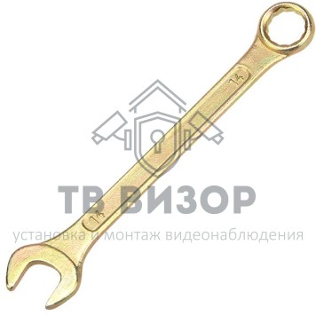 Ключ
 Ключ комбинированный REXANT 14 мм, желтый цинк (12-5809-2)-0