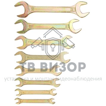 Набор ключей
 Набор ключей рожковых REXANT (6х7-20х22 мм), 8 шт, желтый цинк (12-5844-2)-0