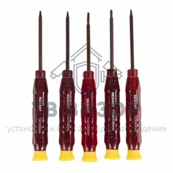 
 Набор отверток для точечных работ 5 предметов Rexant (12-4750)-4