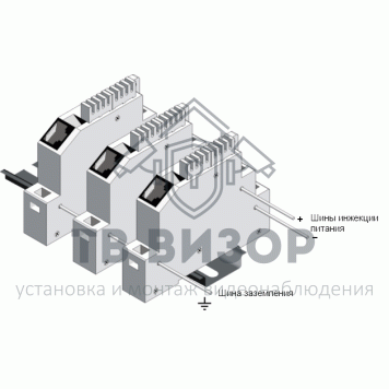 Устройство защиты сетей Ethernet
 РГ4GPoE.x-1DIN-220-0