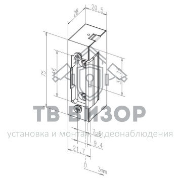 Защёлка электромеханическая
 EFF-EFF 3705--------E91B3-1