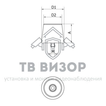 Ограничитель хода
 CAME END S (1700080)-1