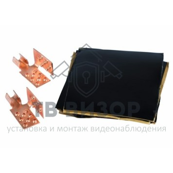 Комплект монтажный
 Монтажный комплект для пленочного пола (2 монтажных зажима,винил мастика 5х5см) (51-0506-5)-0