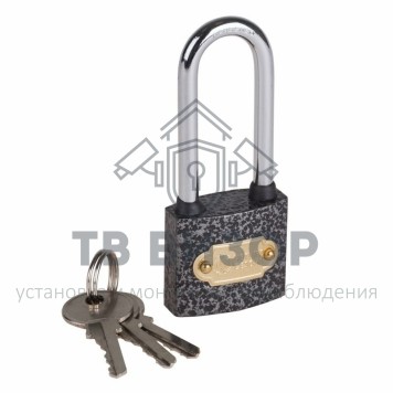 Замок навесной
 Cерия чугун 32 мм длинная дужка Четыре Сезона (79-0023)-0