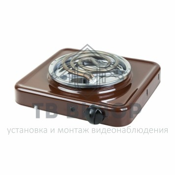 
 Электроплитка одноконфорочная ЭПТ1-1,0/220 «Pskova-1» Коричневая (70-0116-2)-0