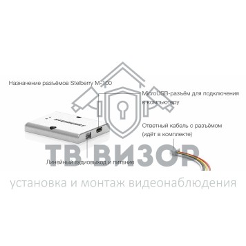 Микрофон для видеонаблюдения
 М-100-1