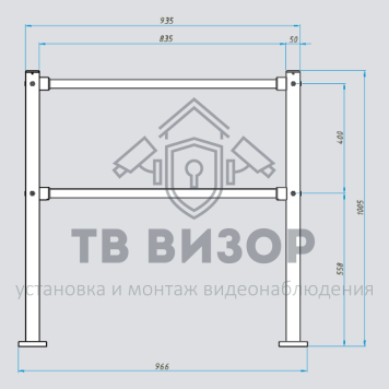 Ограждение полуростовое
 XT 02 (G01162)-2