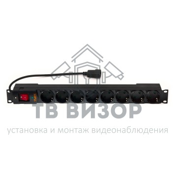 Блок розеток
 TLK-RS08P2-BK-0