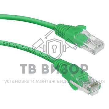 Патч-корд
 Cabeus PC-UTP-RJ45-Cat.5e-0.15m-GN-0