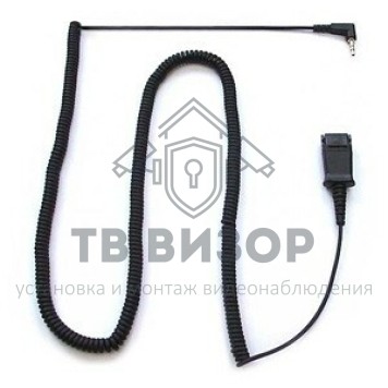 Адаптер
 Адаптер Plantronics PL-QD2.5-long удлиненный QD на 2.5 мм, 2 м (70765-01)-0