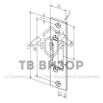 Планка ответная
 EFF-EFF 61B35-01-0