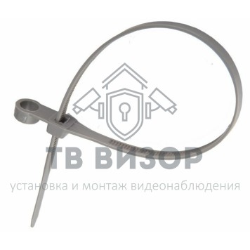 Стяжка
 Стяжкa нейлоновая под винт 220x4,3 мм, серая (упак.100 шт) REXANT (07-0204-3)-0