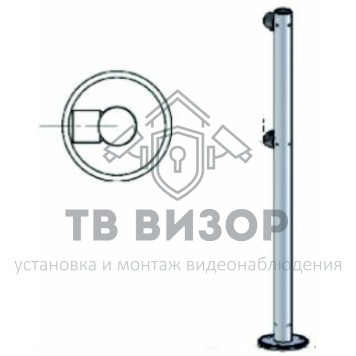 Ограждение полуростовое
 Стойка ограждения односторонняя-0
