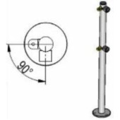 Ограждение полуростовое
 Стойка ограждения с 2-мя полупетлями L-образная слева (арт.ВЗР 1996.09.11)