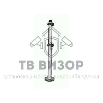 Ограждение полуростовое
 Стойка ограждения с 2-мя полупетлями L-образная слева (арт.ВЗР 1996.09.11)-1