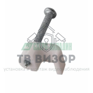 Крепеж кабеля
 Крепеж кабеля   плоский 4мм х 2мм (упак. 50 шт.)  REXANT (07-4204)-0