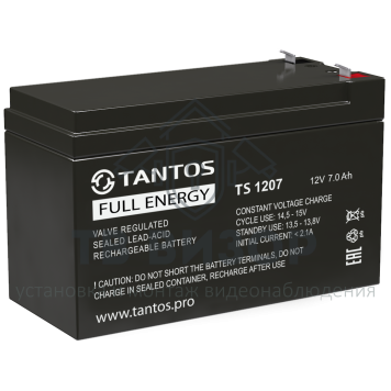 Аккумуляторная батарея
 Аккумулятор 12В 7 А∙ч (TS 1207)-0