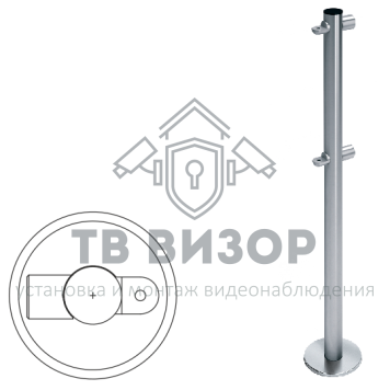 Ограждение полуростовое
 Стойка ограждения i-образная с 2-мя полупетлями (ВЗР 1996.01-01)-0