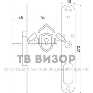 Модуль запасной
 Замок 004-1