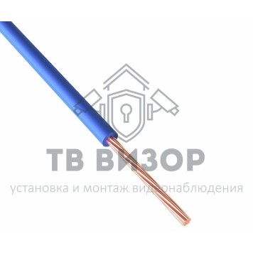 Кабель
 Провод ПГВА REXANT 1х0.75 мм², Cu, синий, бухта 200 м (01-6505-1)-0