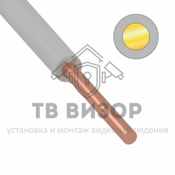 Кабель
 Провод ПуВ (ПВ-1) 4 мм² 200 м белый ГОСТ (01-8605-1)-0