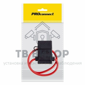 Дeржатель предохранителя, тип вилочный, черный (1шт.) (Пакет) PROconnect (16-0421-9) 
 Дeржатель предохранителя, тип вилочный, черный (1шт.) (Пакет) PROconnect (16-0421-9)-2