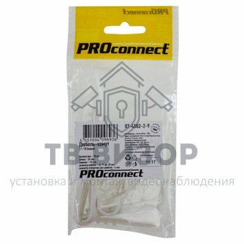 Дюбель-хомут
 Дюбель-хомут 11-18 белый (10 шт.) PROCONNECT (07-4502-2-9)-0