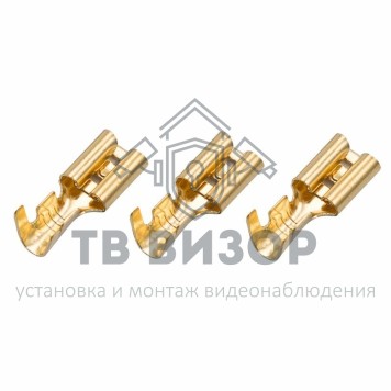 Клемма
 КЛЕММА ПЛОСКАЯ гнездо - 5,6мм 1-1.5мм² (РП-м 1.5-(4.8) / DJ622-D4.8*0.5B) REXANT (в упак. 10шт.) (06-0400-A) кратно 10 шт-0