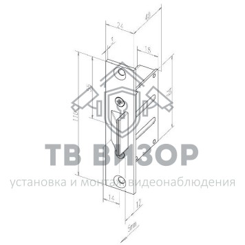 Планка ответная
 EFF-EFF 807-10-1