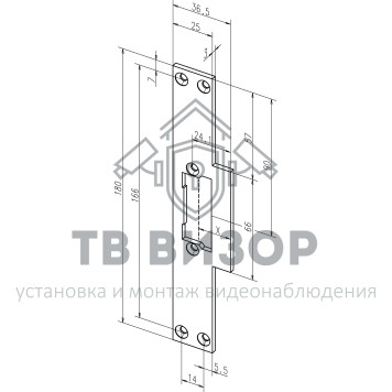 Планка ответная
 EFF-EFF 23C35-01-0